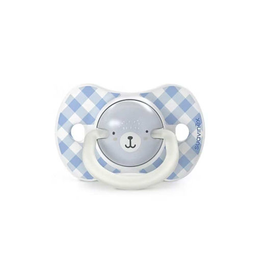 Picture of SUAVINEX 0-6M NIGHT & DAY SOOTHER BLUE WILD